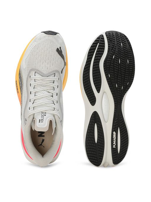 Buy Puma Velocity NITRO Women Grey Running Shoes (UK 3) Online