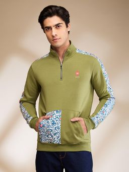 Being Human - Green Full Sleeves Sweatshirt