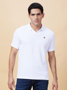 Being Human - White Half Sleeves Polo T-Shirt