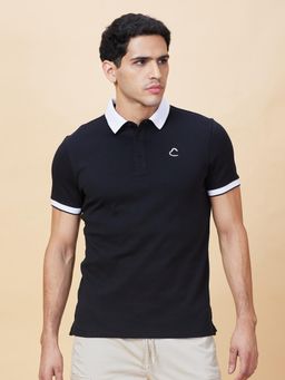 Being Human - Black Half Sleeves Polo T-Shirt