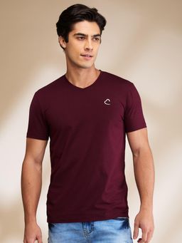 Being Human - Wine Half Sleeves T-Shirt