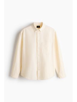 H&M - Men Yellow Regular Fit Oxford Shirt