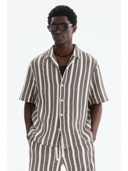 H&M - Men Brown Regular Fit Shirt