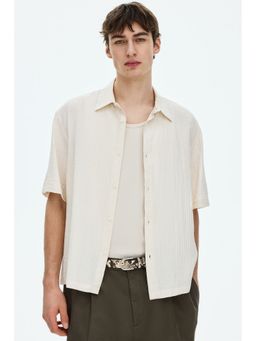 H&M - Men White Relaxed Fit Shirt