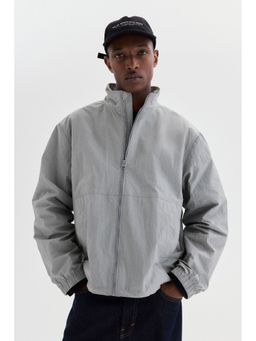 H&M - Men Grey Water-Repellent Windbreaker