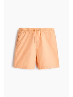 H&M - Men Orange Relaxed Fit Cotton Shorts
