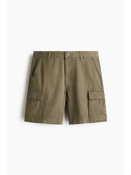 H&M - Men Green Relaxed Fit Cargo Shorts