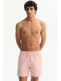 H&M - Men Pink Seersucker Swim Shorts