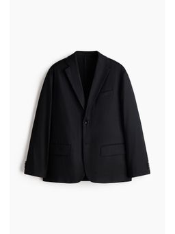 H&M - Men Black Relaxed Fit Jacket