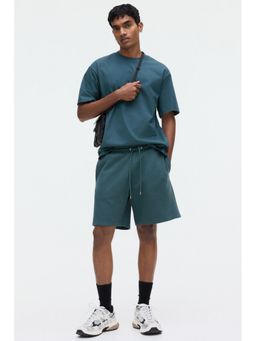 H&M - Men Turquoise Regular Fit Shorts