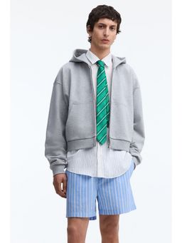 H&M - Men Blue Regular Fit Cotton Shorts