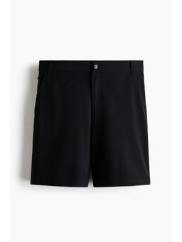H&M - Men Black Four-Way Stretch Loose Fit Chino Shorts