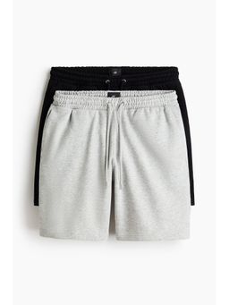 H&M - Men Black 2-Pack Regular Fit Shorts