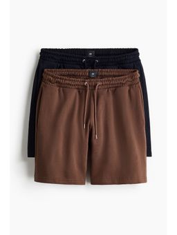 H&M - Men Blue 2-Pack Regular Fit Shorts