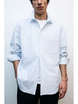 H&M - Men Blue Cooling Loose Fit Shirt