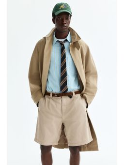 H&M - Men Beige Relaxed Fit Cotton Chino Shorts