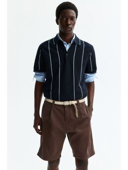 H&M - Men Brown Relaxed Fit Cotton Chino Shorts
