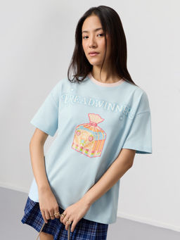 The Souled Store - TSS Originals: Breadwinner Women Oversized T-Shirts