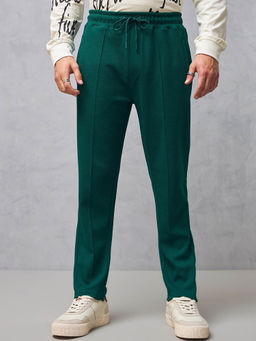 Bewakoof - Mens Green Casual Trouser