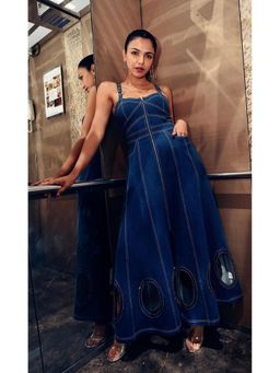 DARLYTTE - Women Freya Denim Cut-Out Dress