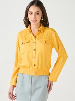 Bewakoof - Women's Yellow Waist Top