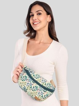 HAMELIN - Vento Arc Crossbody Bag For Women - Sage Vine