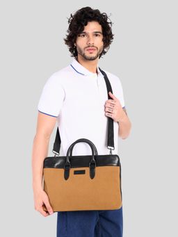 HAMELIN - Raynor Atelier Vegan Leather 15 Inch Laptop Bag with Detachable Strap