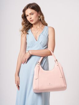 Caprese - Geneva Women Crinkled Texture Shoulder Bag with Detachable Strap