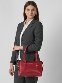 Caprese - Macie Women Solid Handbag with Detachable Strap