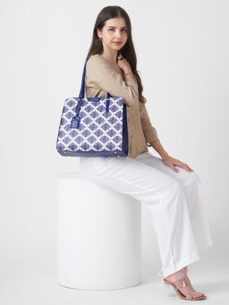 Caprese - Shibori Women Printed Satchel Bag with Detachable Strap