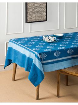 Fabindia - Indigo Nayantara Dabu Cotton Printed Table Cover