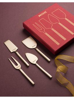 Fabindia - Maitri Brass Cheese Knives (Set Of 4)