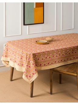 Fabindia - Green Anar Cotton Printed Table Cover