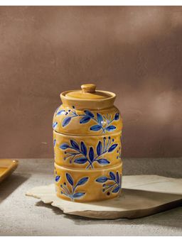Fabindia - Yellow Naintara Glazed Ceramic Condiment Set