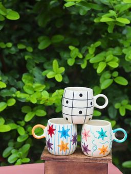 WEAVING HOMES - Perfect Pour Mugs Drinkware Mug 250ml (Pack of 3)