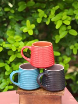 WEAVING HOMES - Tea & Coffee Mugs Drinkware Mug 210ml (Pack of 3)
