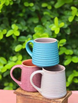 WEAVING HOMES - Morning Starter Mugs Drinkware Mug 210ml (Pack of 3)