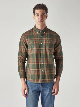 Levi's - Green Checks Casual Shirt