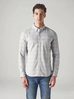 Levi's - Grey Checks Casual Shirt