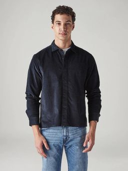 Levi's - Blue Solid/Plain Casual Shirt