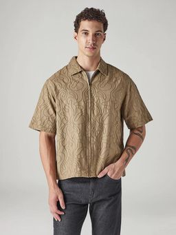 Levi's - Brown Embroidered Casual Shirt
