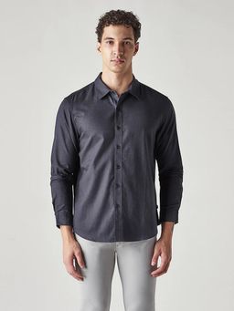 Levi's - Charcoal Solid/Plain Casual Shirt