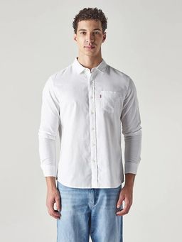 Levi's - White Solid/Plain Casual Shirt