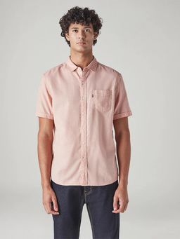 Levi's - Pink Solid/Plain Casual Shirt