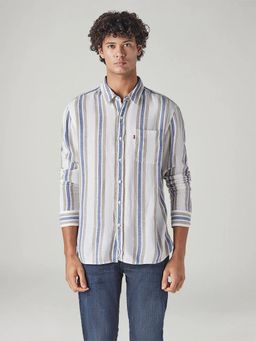 Levi's - White Stripes Casual Shirt