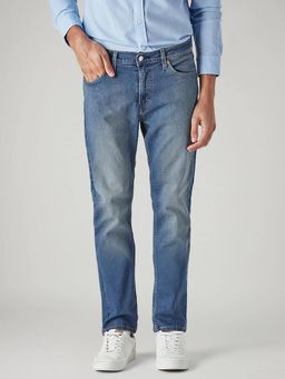 Levi's - Blue Solid/Plain Casual Jeans