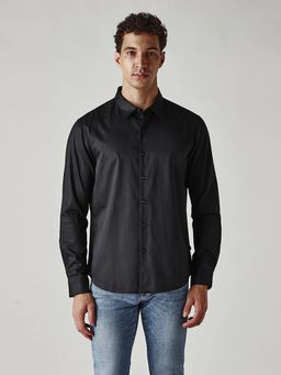 Levi's - Black Solid/Plain Casual Shirt
