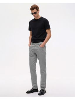 SILISOUL - Men Grey Regular Fit Solid Pants