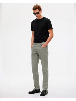 SILISOUL - Men Grey Regular Fit Solid Pants