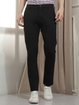 CRIMSOUNE CLUB - Men Black Knitted Pants